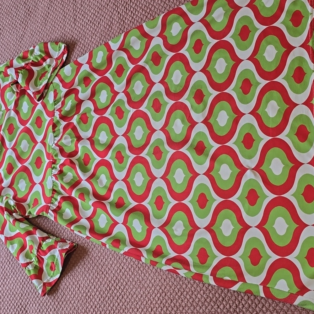 Lolly Wolly Doodle Vibrant Patterned Holiday Dress - Picture 10 of 16